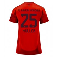 Echipament fotbal Bayern Munich Thomas Muller #25 Tricou Acasa 2024-25 pentru femei maneca scurta